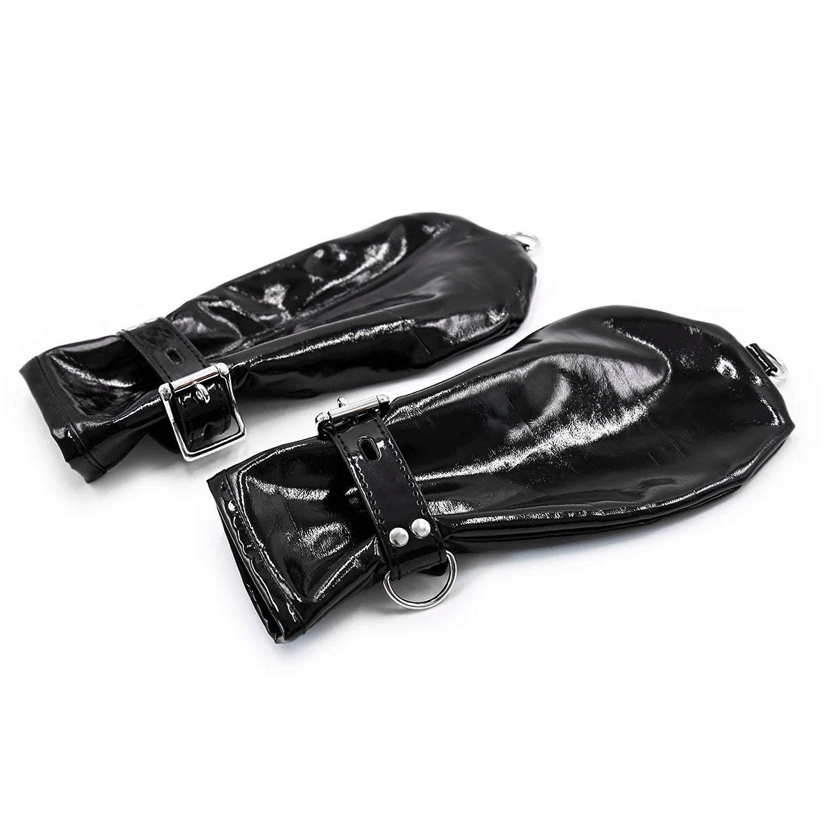 Thierry Patent Leather Mittens Bdsm