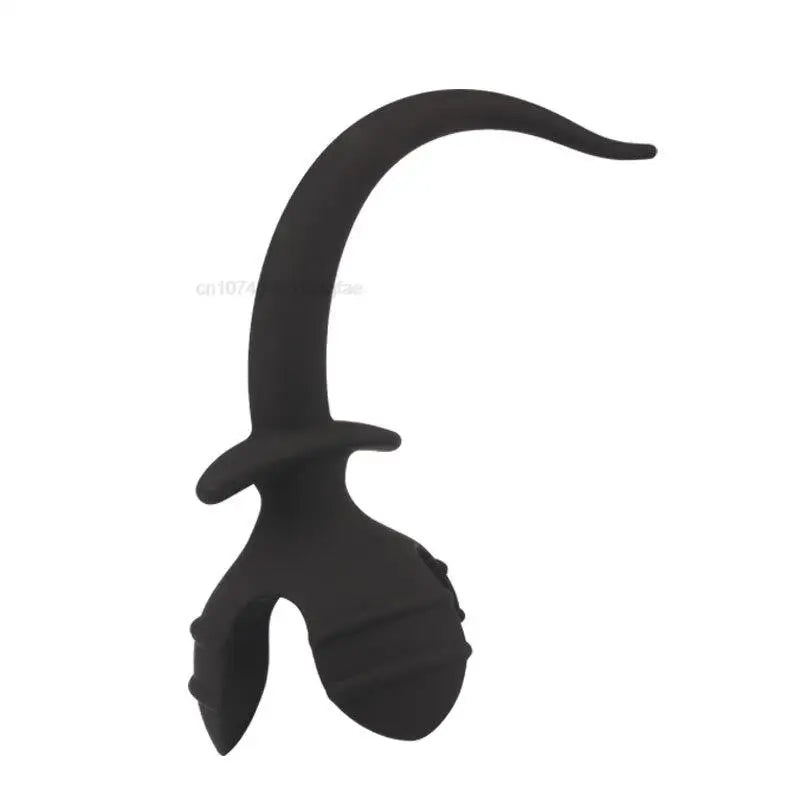 Silicone Dog Tail Anal Open Plug