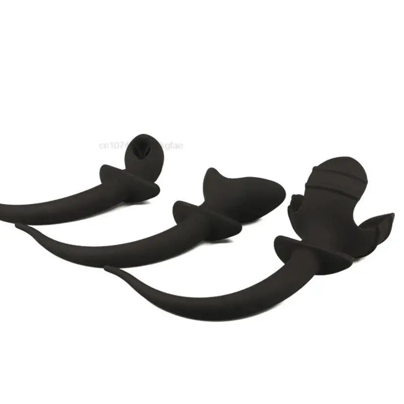 Silicone Dog Tail Anal Open Plug
