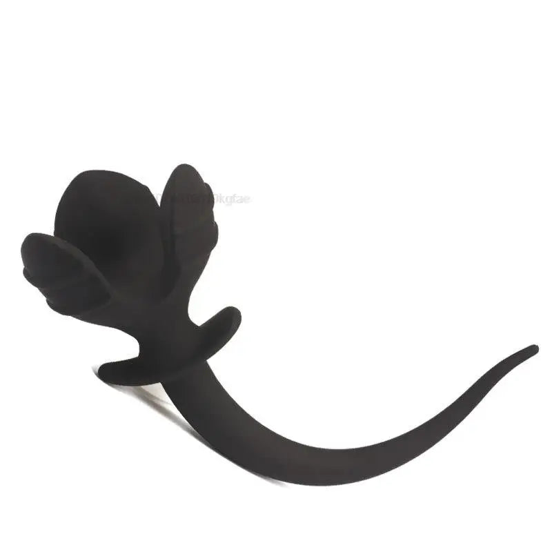 Silicone Dog Tail Anal Open Plug